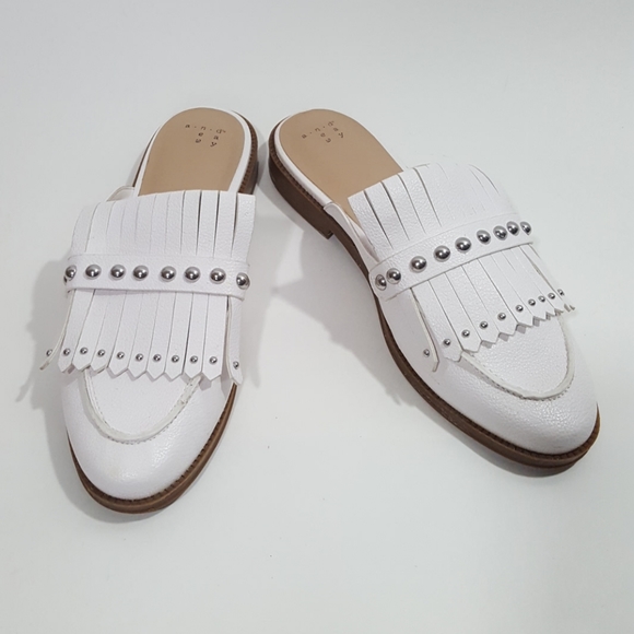 a new day Shoes - A New Day White Mules